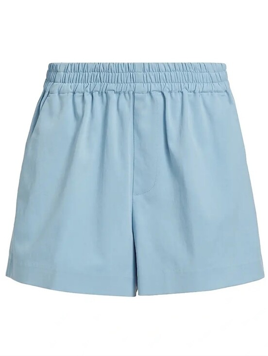 Alice + Olivia Pants - Alice + Olivia Women's Harris Cotton Twill Shorts - Mineral Blue XS NWT